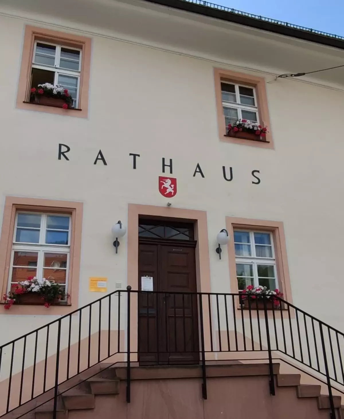 Eingang Rathaus